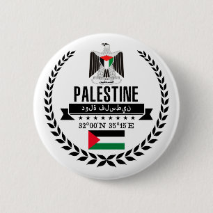 Palestina Ronde Button 5,7 Cm