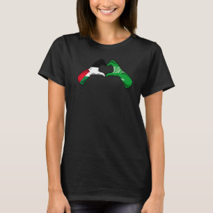 Palestina Saudi-Arabië vlag Palestijns-Arabisch Sa T-shirt