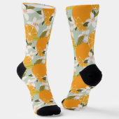 Palestina sinaasappels levendig kleurrijk ontwerp sokken (Gebogen)