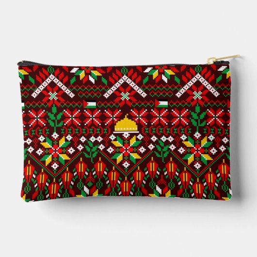 Palestina Tatreez Traditioneel Borduurwerk Etui (Achterkant)