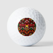 Palestina Tatreez Traditioneel Borduurwerk Golfballen (Voorkant)