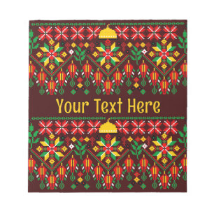 Palestina Tatreez Traditioneel Borduurwerk Notitieblok