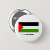 Palestina Vaincra! Ronde Button 5,7 Cm (Voorkant /achterkant)