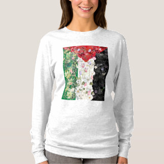 Palestina Vlag Bloemendames T-shirt
