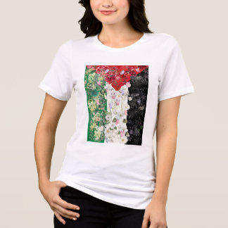 Palestina Vlag Bloemendames Tri-Blend Shirt