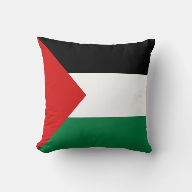 Palestina Vlag x Vlag Pillow Kussen (Voorkant)
