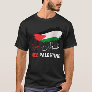 Palestina Vrij Gaza in Arabisch Vrij Gaza Palestin T-shirt