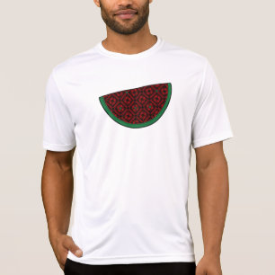 Palestina watermeloen Borduurwerk rode tatreez T-shirt