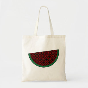 Palestina watermeloen Borduurwerk rode tatreez Tote Bag