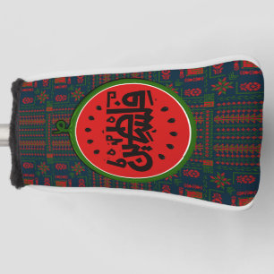 Palestina watermeloen-Palestina Arabisch woord"فلس Golfheadcover