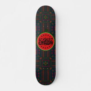 Palestina watermeloen-Palestina Arabisch woord"فلس Skateboard