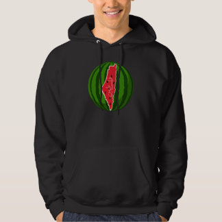 Palestina Watermeloen Vlag Kaart. Vrije Palestijne Hoodie