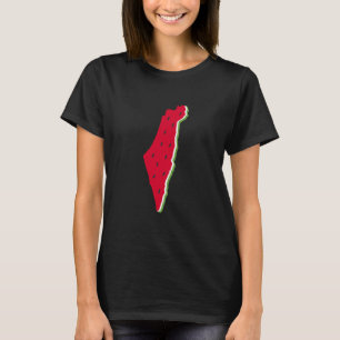 Palestina Watermeloen Vrijheid Ontwerp T-shirt