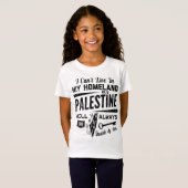 Palestina zal altijd in Me-Book leven T-shirt (Voorkant volledig)