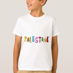PALESTINE Arabisch, kleurrijk kinder design Hoodie T-shirt