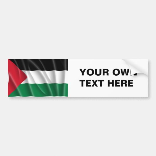 PALESTINE BUMPERSTICKER (Voorkant)