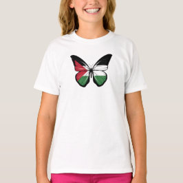 Palestine Butterfly-vlag T-shirt