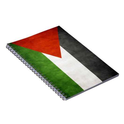 Palestine Drapeau Carnet Grunge Style d'âge (Côté Droit)