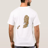 Palestine Flag and Map T-Shirt (Achterkant)