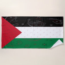 Palestine FLag Beach Towel Strandlaken