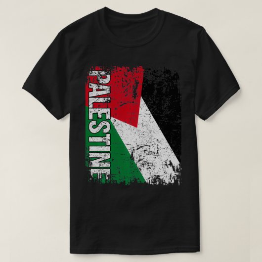 PALESTINE Flag  PALESTINE T-shirt (Design voorkant)