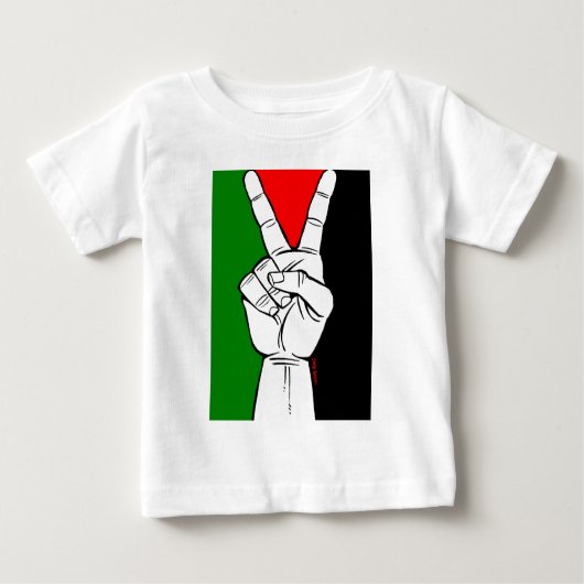 PALESTINE FLAG PEACE SIGN (Voorkant)