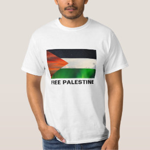 Palestine Flag Sky uitzichten   Vrij Palestina T-shirt