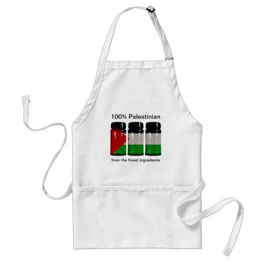 Palestine Flag Spice Jars Apron Standaard Schort (Voorkant)