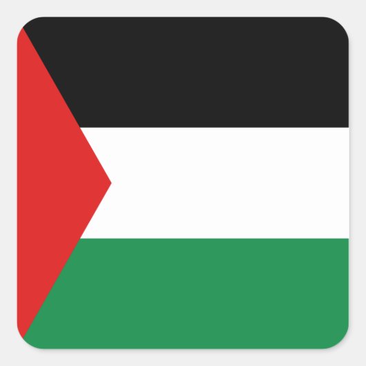 Palestine Flag Sticker (Voorkant)
