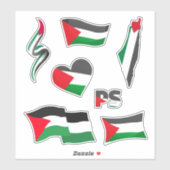 Palestine flag Sticker Pack (Vel)