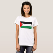 Palestine Flag x Map T-Shirt (Voorkant volledig)