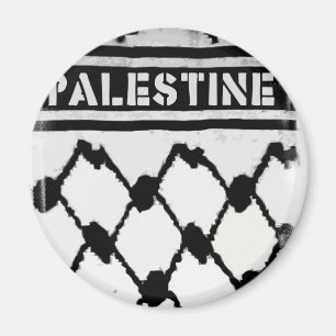 Palestine Keffiyah Magneet