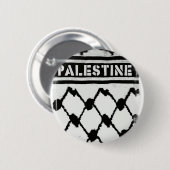 Palestine Keffiyah Ronde Button 5,7 Cm (Voorkant /achterkant)