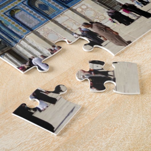 Palestine : Le dôme du rocher dans le puzzle de Jé (Côté)