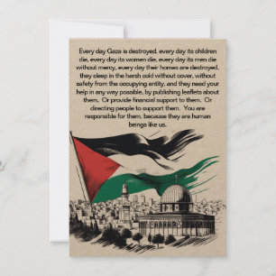 palestine libre Invitation