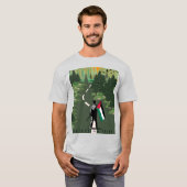 Palestine Love - T-shirt d'Art inspirationnel" (Devant entier)