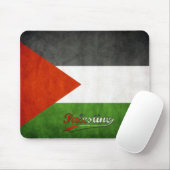Palestine Retro Flag Muismat (Met muis)