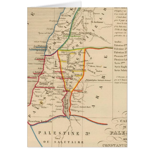 Palestine sous Constantin le Grand, 330 apres JC (Devant)