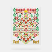 Palestine Tatreez Broderie traditionnelle (Recto)