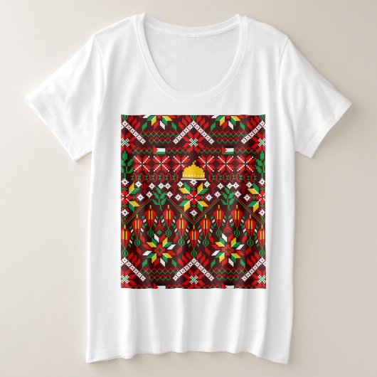 Palestine Tatreez Broderie traditionnelle (Design devant)