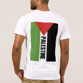 palestine , voor - en achterzijde t-shirt (Achterkant)
