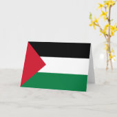 palestine wenskaart kaart (Gele Bloem)