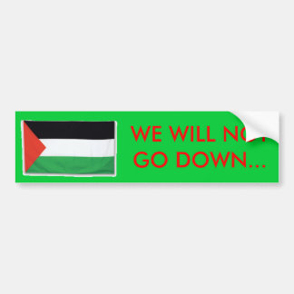 PalestineFlagBig08, WE ZULLEN NIETS DODEN... Bumpersticker