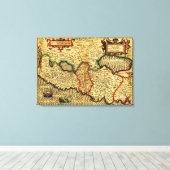 PalestinePanoramaPalestine 4 Canvas Afdruk (Insitu (Houten vloer))