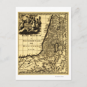 PalestinePanoramic MapPalestine Briefkaart