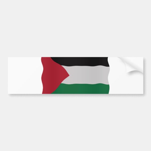 Palestinian flag bumpersticker (Voorkant)