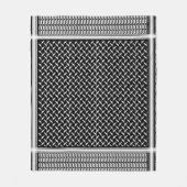 Palestinian Keffiyeh Fleece Deken (Voorkant)