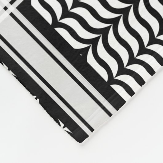 Palestinian Keffiyeh Fleece Deken (Hoek)