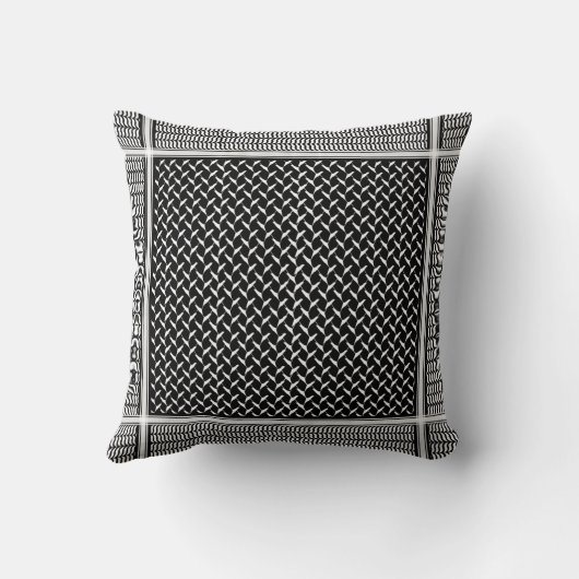 Palestinian Keffiyeh Kussen (Achterkant)