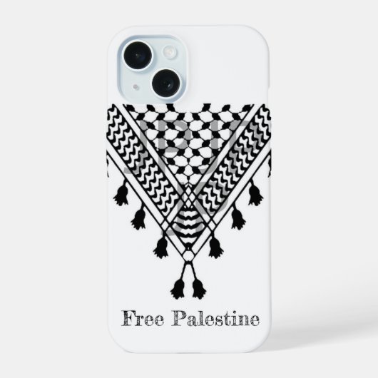 Palestinian Keffiyeh Pattern (Verso)